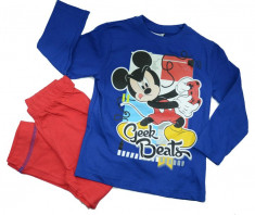 Pijama pentru baieti Mickey Mouse-Sun City PH2247, Albastru foto