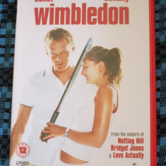 WIMBLEDON (1 DVD ORIGINAL, FILM COMEDIE ROMANTICA cu KIRSTEN DUNST - CA NOU!!!)