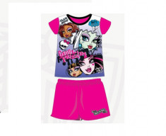 Pijama pentru fetite Monster High SETINO 830-747, Negru foto