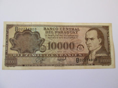 Paraguay 10 000 Guaranies 1998 foto