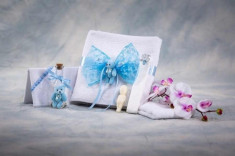 Trusou botez Collection Sweet &amp;amp; Simple Blue Nikos foto