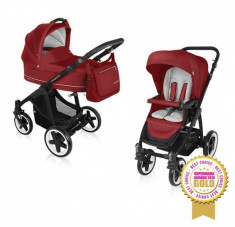 Carucior multifunctional 2 in 1 Lupo Comfort Dark Red Baby Design foto