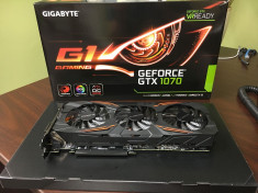 Placa video GIGABYTE GeForce GTX 1070 G1 GAMING 8GB DDR5 256-bit foto