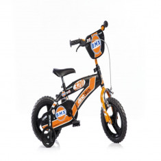 Bicicleta seria BMX 12 inch Portocaliu Dino Bikes foto