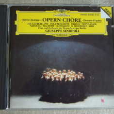 GIUSEPPE SINOPOLI - Mozart / Weber / Beethoven - C D Original ca NOU (DDD)