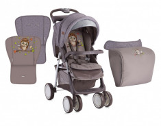 Carucior sport cu husa de picioare Foxy Beige Buhu Lorelli foto