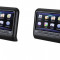 Set DVD Tetiere cu Touchscreen + Monitor Tetiere Negre