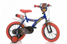 Bicicleta seria Spiderman 14 inch Dino Bikes foto