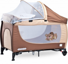 Patut pliant Grande cu vibratii 120 x 60 cm Brown Caretero foto