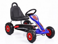 Cart Cu Pedale Copii 3-8 Ani Moni Falcon Air Blue foto