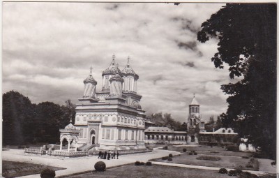 bnk cp Manastirea Curtea de Arges - Vedere - uzata foto