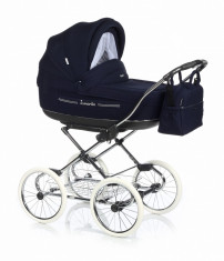 Carucior copii 2 in 1 Marita Prestige P199 (Bleumarin) Roan foto