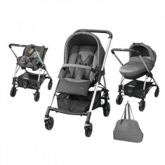 Carucior 3 in 1 Trio Streety Next Concrete Grey Bebe Confort foto