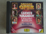 BIZET / PUCCINI / MASCAGNI - Carmen - Turandot - C D Original ca NOU (DDD)