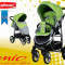 Carucior sport Mio Standard 124 (Gri deschis cu Verde deschis) Adbor