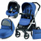 Carucior 3 in 1 Book Plus Black and Silver Sportivo SL ModBluette Peg Perego