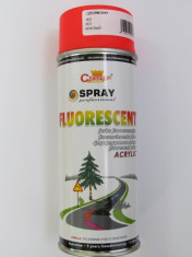 Spray Vopsea Profesional CHAMPION ROSU FLUORESCENT AL-TCT-4930 foto