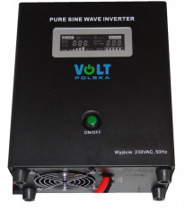 Invertor Volt Polska 1800W/2500 VA 24 V UPS AVR display In/Out. foto