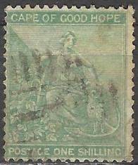 CAPE OF GOOD HOPE 1864 FILIGRAN 2 foto