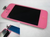 Display iPhone 4s roz nou / complet cu tot cu ecran si touchscreen