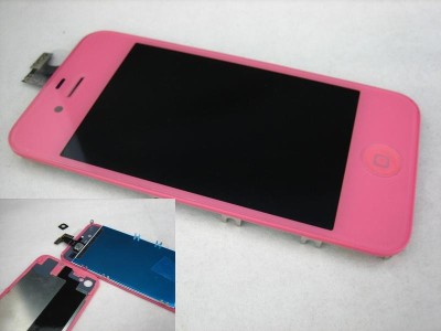 Display iPhone 4s roz nou / complet cu tot cu ecran si touchscreen foto