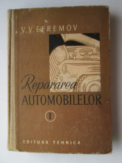 Carte tehnica Auto, 1957 : Repararea Automobilelor, V. V. Efremov - Volumul 1 foto