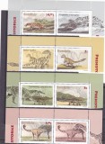 ANIMALE PREISTORICE SERIE CU VIGNETA!,2016,Lp.2092b,MNH ROMANIA., Nestampilat