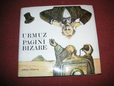 Urmuz - Pagini Bizare ( coperti cartonate, supracoperta ) - 1983 foto