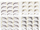 PISTOALE MINISHEET ,2008,MNH ROMANIA.