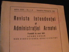 REVISTA INTENDENTEI SI ADMIN. ARMATEI-FONDATA/1921-NR. INCHINAT TRANSNISTRIEI- foto