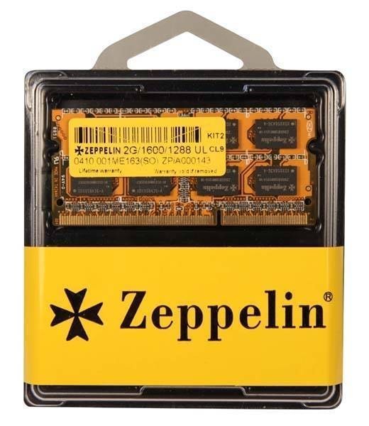 Memorie laptop Zeppelin 4GB DDR3 1600MHz CL9 foto mare Memorie laptop Zeppelin 4GB DDR3 1600MHz CL9 foto mare