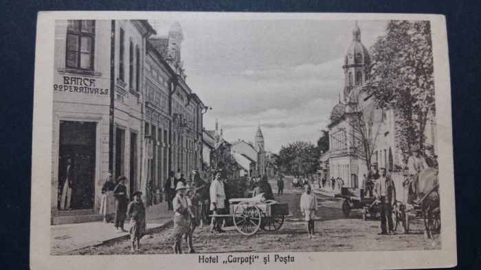 TARNAVENI - DICIOSANMARTIN - HOTEL CARPATI SI POSTA - RESED. JUDET - INTERBELICA