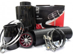 Filtru de Aer Racing Style CARBON Tuning CU TUBULATURA AL-TCT-754 foto