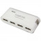 Hub USB Logilink UA0086 USB 2.0 4 porturi White