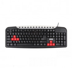 Tastatura gaming Intex IT1018 Slim Opera USB Black foto