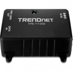 Trendnet Accesoriu retea TPE-113GI Gigabit PoE Injector foto