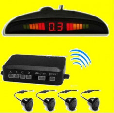 Senzori de parcare spate cu LED avertizare sonora buzzer Parking Sensor foto