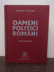 STELIAN NEAGOE - OAMENI POLITICI ROMANI foto