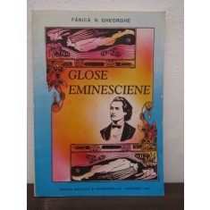 GLOSE EMINESCIENE-Fanica N.Gheorghe