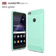 Husa Huawei P9 Lite 2017 - Carbon Brushed Mint Green foto