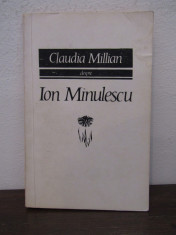 CLAUDIA MILLIAN DESPRE ION MINULESCU foto