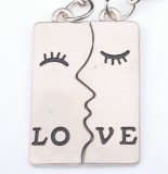 Cumpara ieftin Set Breloc Pentru Cuplu / Indragostiti - LOVE YOU - Love Kiss