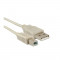 Qoltec Cablu imprimanta USB 2.0 Male - B Male 1.8m White