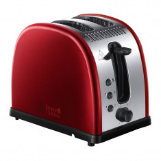 Prajitor de paine Legacy Red Russell Hobbs, 2 felii, Rosu foto