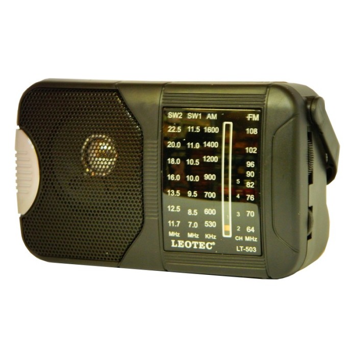 Radio portabil Leotec LT-503, 3 benzi, mufa jack Radio portabil Leotec LT-503, 3 benzi, mufa jack