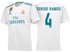 Tricou FC REAL MADRID,4 SERGIO RAMOS model nou sezon 2017-2018 foto