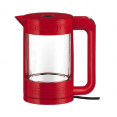 Fierbator de apa Bistro Red Bodum, 1,1 l, 1500 W, Rosu foto