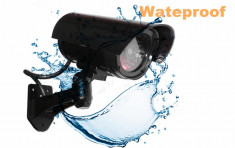 Camera de Supraveghere Falsa cu LED - aspect realist - WATERPROOF foto