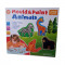 Set creativ de modelat si pictat Mould &amp;amp; Paint Animals