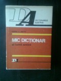 Horia C. Matei - Mic dictionar al lumii antice (Editura Albatros, 1986)